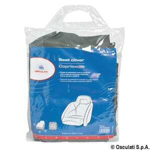 Zaštita za sjedalo od platna 45x55x53 cm, siva