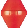 Plutača s centralnom šipkom od polietilena 55 L crvena