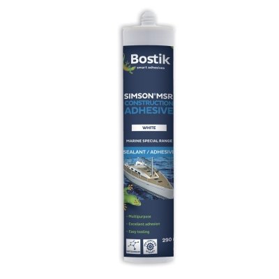 BOSTIK SIMSON MSR Construction Adhesive 290 ml - bijela