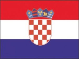 Zastava Hrvatska 30x45 cm, poliester