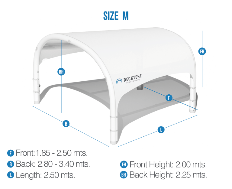 DECKTENT size M 5